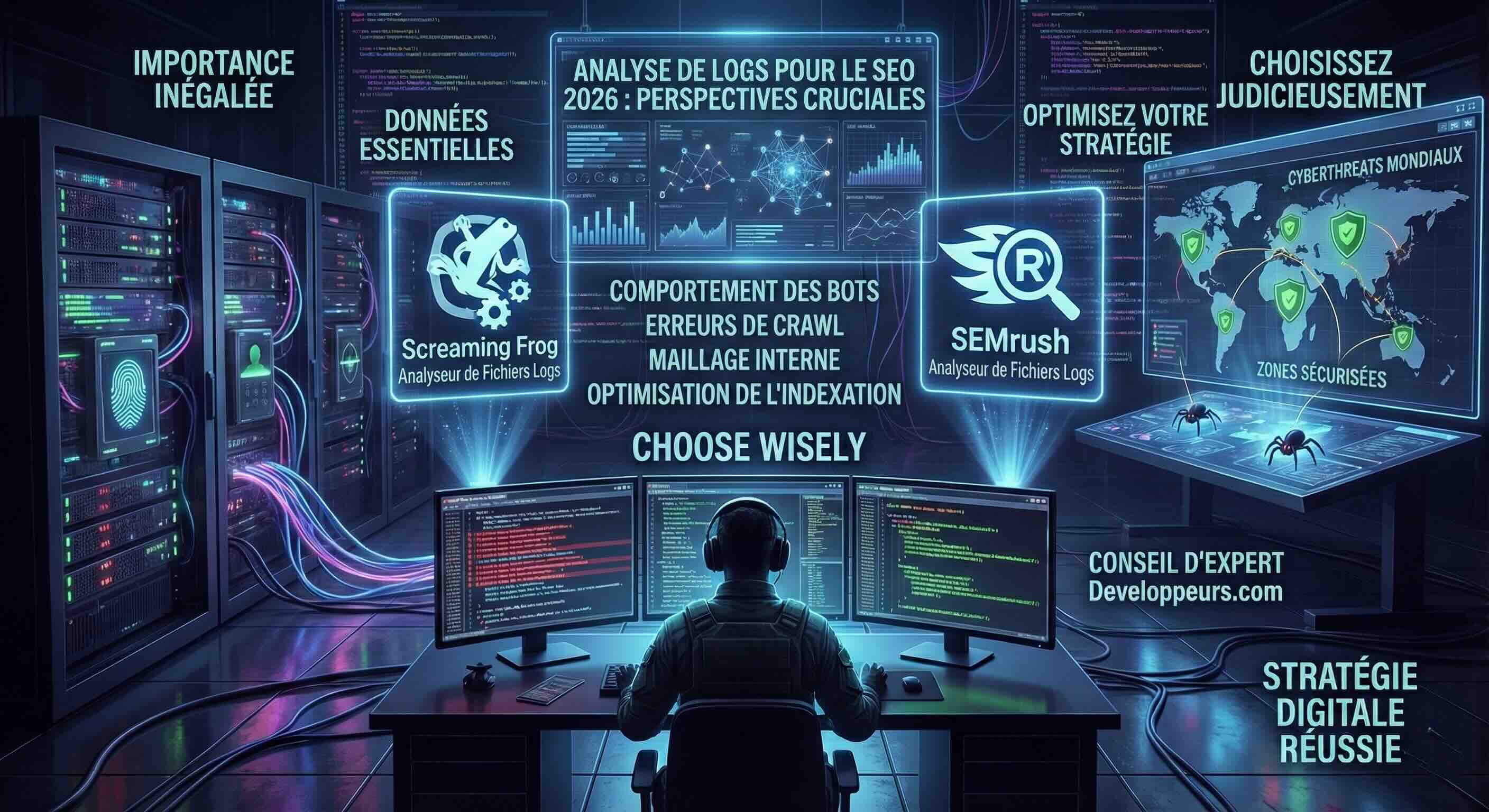 Les meilleurs outils d'analyse de logs pour le SEO en 2026