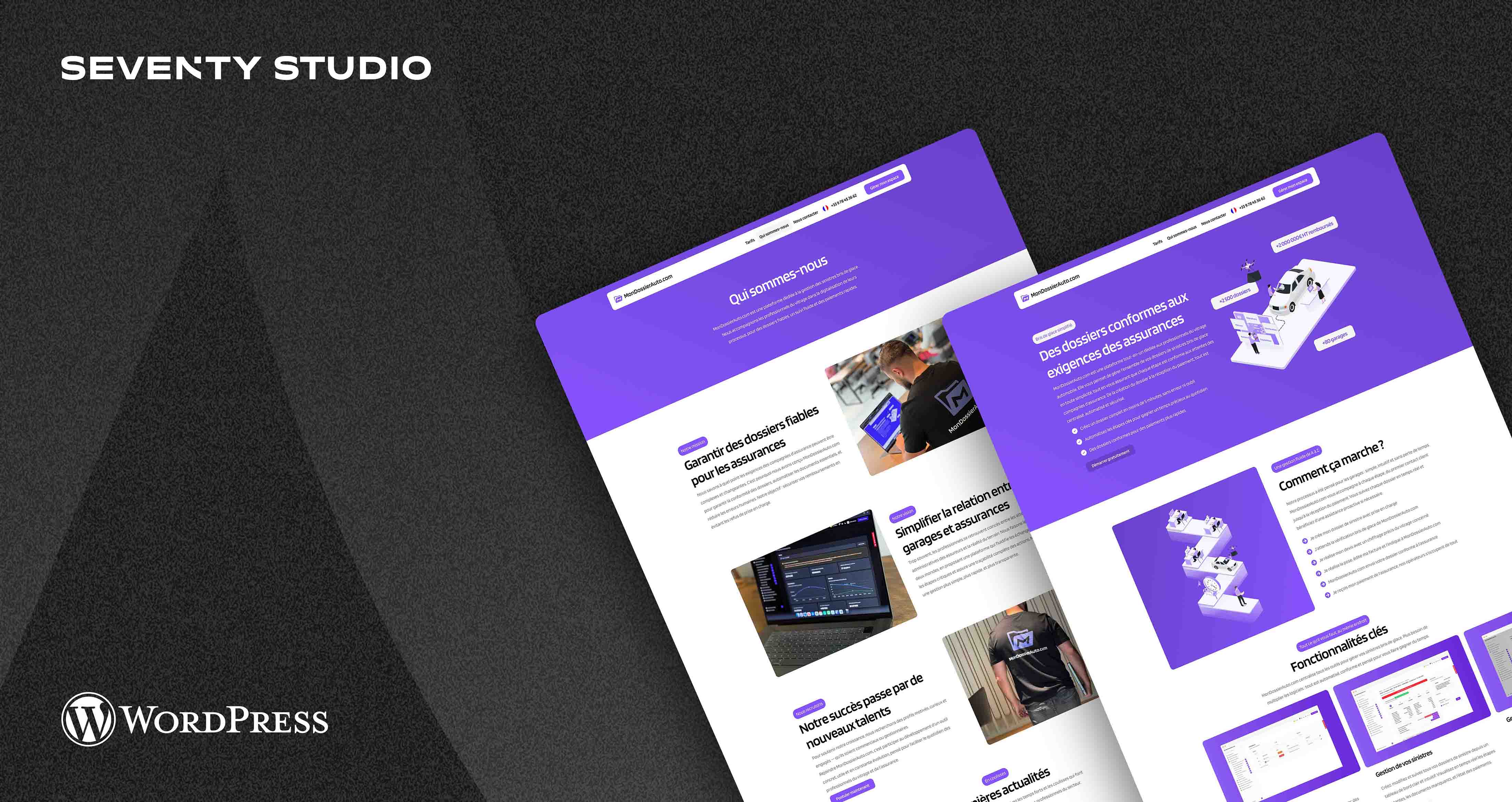 Création du site internet vitrine