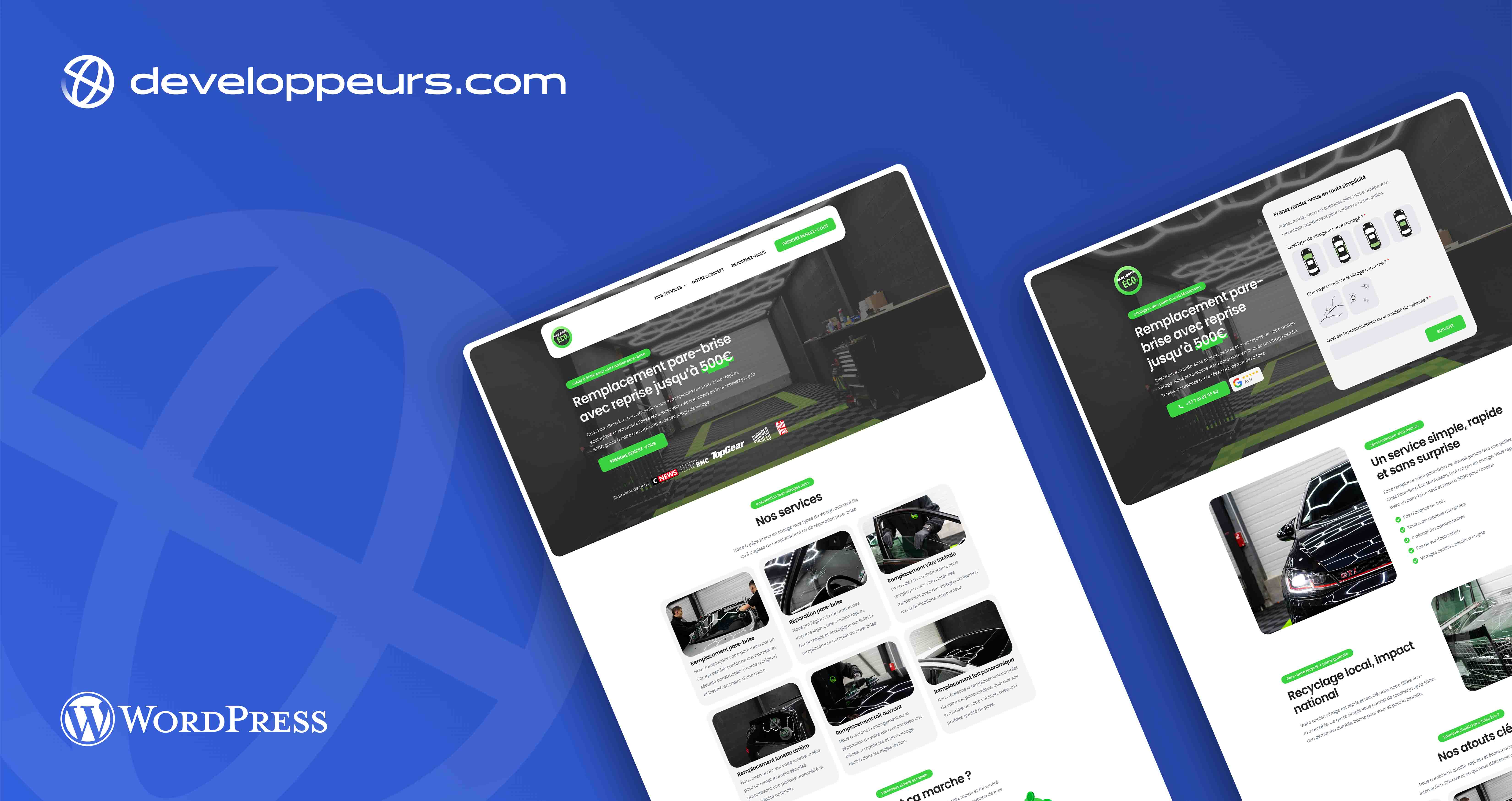 Création du site internet